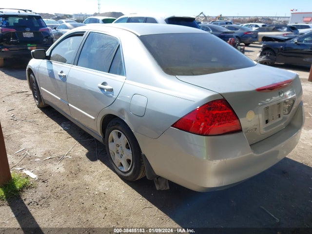 2007 HONDA ACCORD 2.4 LX VIN: 3HGCM56487G702275