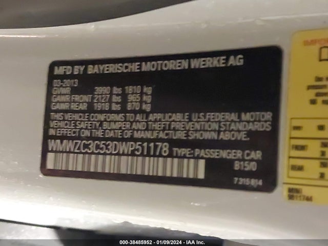 2013 MINI COUNTRYMAN WMWZC3C53DWP51178 Photo 8