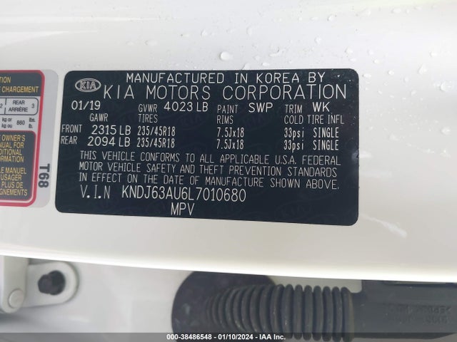 KIA Soul Gt-line 2020 KNDJ63AU6L7010680 Image 9
