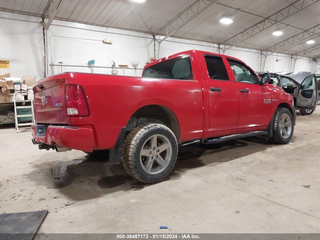 2017 RAM 1500 EXPRESS QUAD CAB 4X4 6'4 BOX VIN: 1C6RR7FT5HS739198