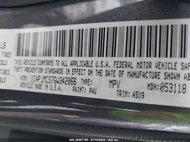 Jeep Cherokee Latitude 2016 1C4PJMCS7GW342066 Image 9