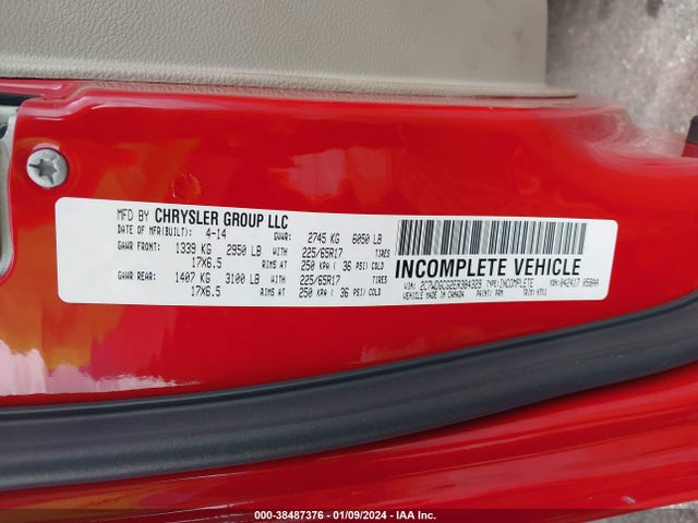 Dodge Grand Caravan Sxt 2014 2C7WDGCG2ER384329 Image 9