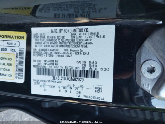 3LN6L2LUXGR602020 Lincoln MKZ