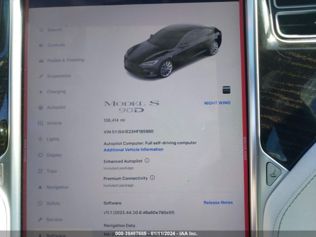 5YJSA1E23HF185860 Tesla Model S 100d/60d/75d/90d/p100d