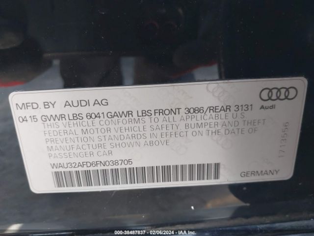 2015 AUDI A8 L WAU32AFD6FN038705 Photo 8