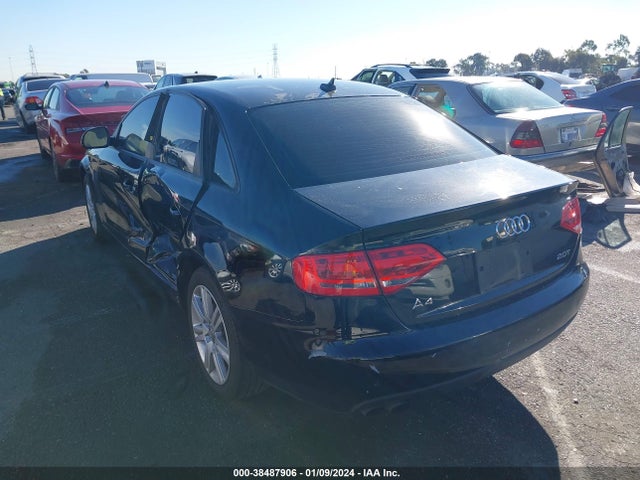 2009 AUDI A4 2.0T PREMIUM VIN: WAUJF78K29N061428