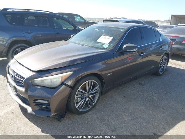 2014 INFINITI Q50 HYBRID SPORT VIN: JN1AV7AR2EM700293
