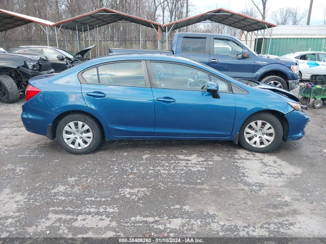 2012 HONDA CIVIC LX VIN: 19XFB2F58CE334582