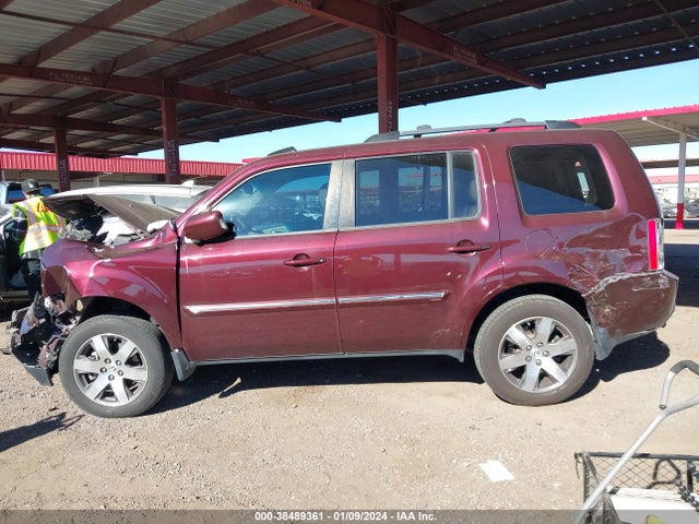 2015 HONDA PILOT TOURING VIN: 5FNYF3H95FB012161