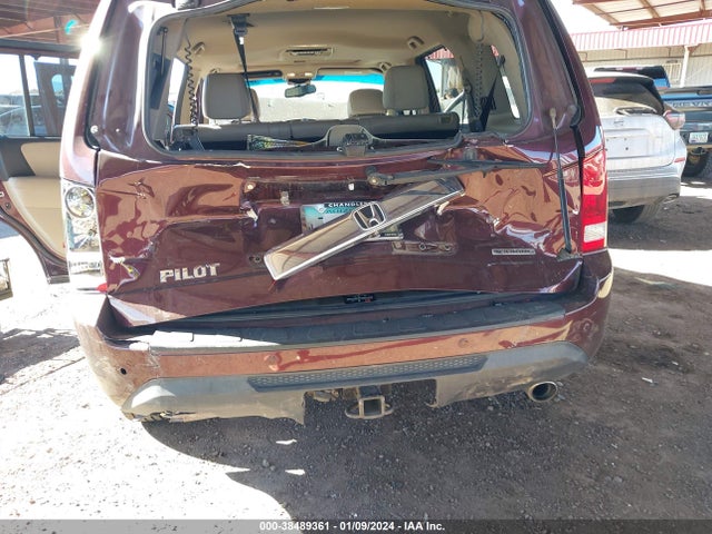 2015 HONDA PILOT TOURING VIN: 5FNYF3H95FB012161