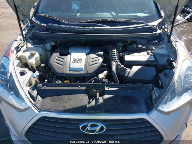 2013 HYUNDAI VELOSTER TURBO W/BLACK VIN: KMHTC6AE2DU147402