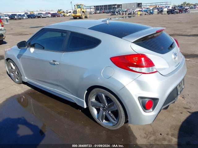 2013 HYUNDAI VELOSTER TURBO W/BLACK VIN: KMHTC6AE2DU147402