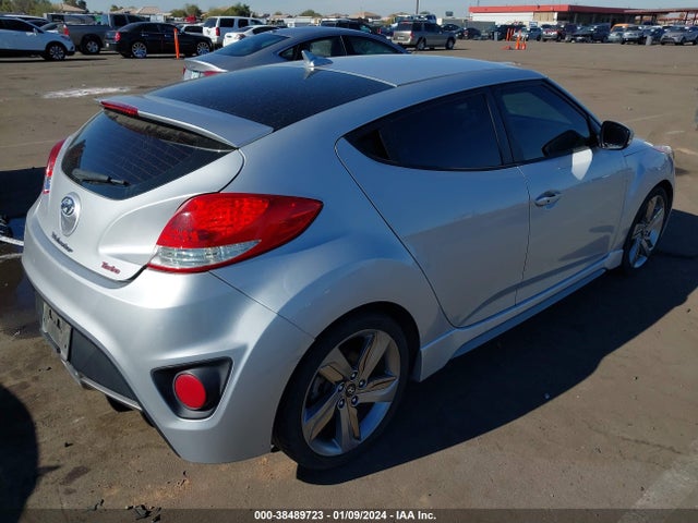 2013 HYUNDAI VELOSTER TURBO W/BLACK VIN: KMHTC6AE2DU147402