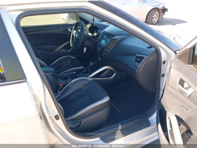 2013 HYUNDAI VELOSTER TURBO W/BLACK VIN: KMHTC6AE2DU147402