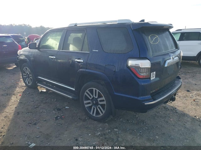 2016 TOYOTA 4RUNNER LIMITED VIN: JTEBU5JR3G5346527