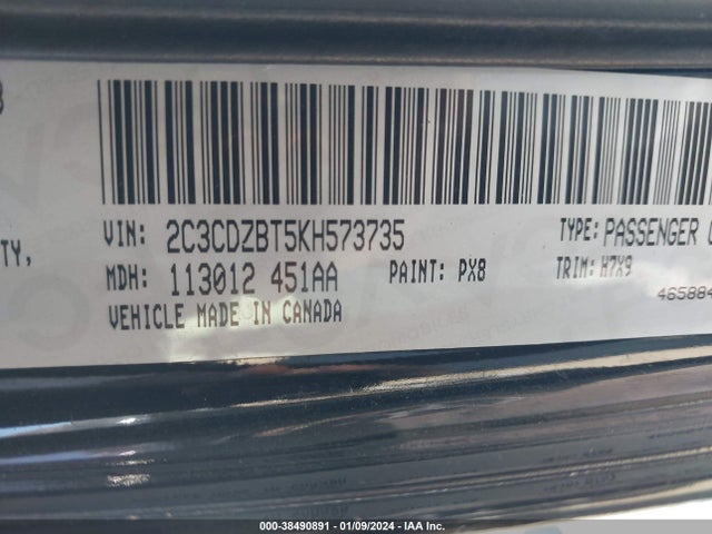 Dodge Challenger R/t 2019 2C3CDZBT5KH573735 Image 9