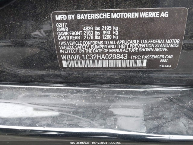 BMW 330e Iperformance 2017 WBA8E1C32HA029843 Image 9