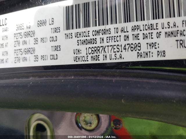 RAM 1500 Express 2014 1C6RR7KT7ES147609 Image 9