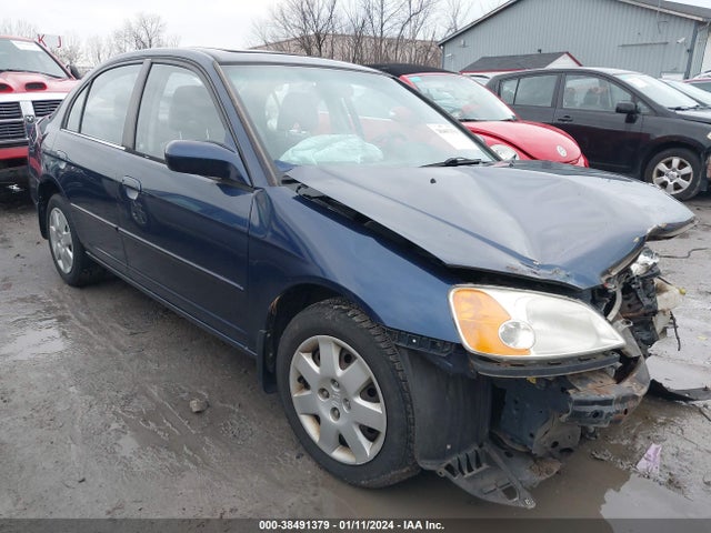 2001 HONDA CIVIC EX VIN: 1HGES26791L008244