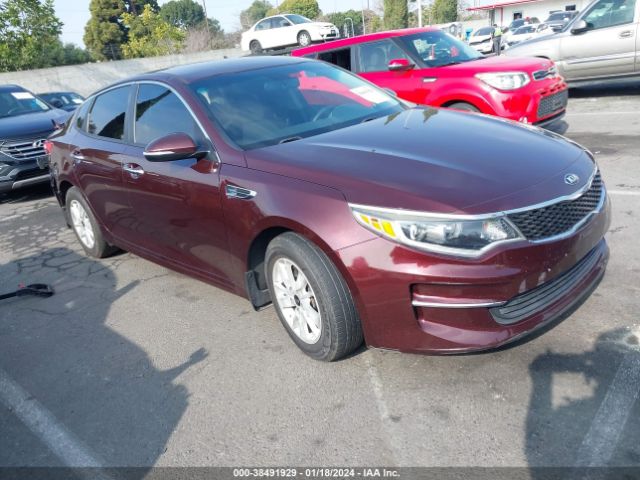 Auction sale of the 2016 Kia Optima Lx, vin: 5XXGT4L39GG020016, lot number: 38491929