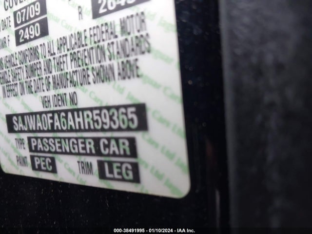 2010 JAGUAR XF SAJWA0FA6AHR59365 Photo 8