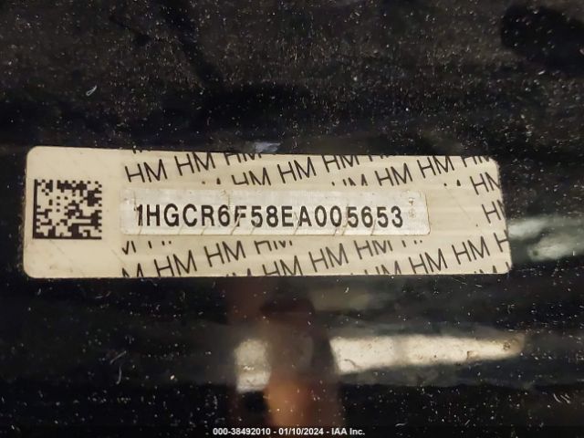 1HGCR6F58EA005653 Honda Accord Hybrid Ex-l