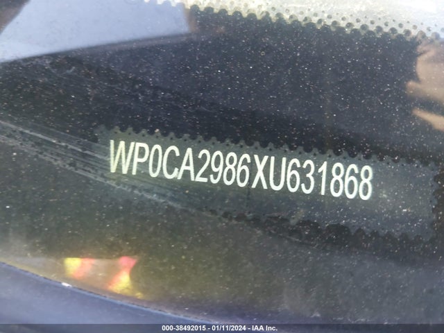 1999 PORSCHE BOXSTER WP0CA2986XU631868 Photo 8