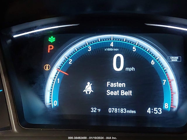 2018 HONDA CIVIC EX VIN: 2HGFC2F73JH588380