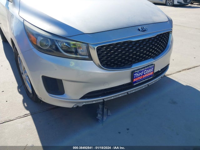 2016 KIA SEDONA LX VIN: KNDMB5C12G6081880
