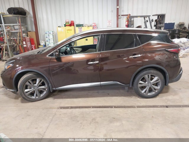 2019 NISSAN MURANO PLATINUM VIN: 5N1AZ2MS1KN139329