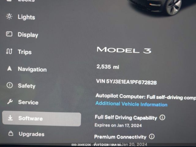 5YJ3E1EA1PF672828 Tesla Model 3 Rear-wheel Drive