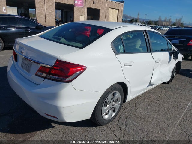 Honda Civic Lx 2014 19XFB2F53EE203935 Image 4