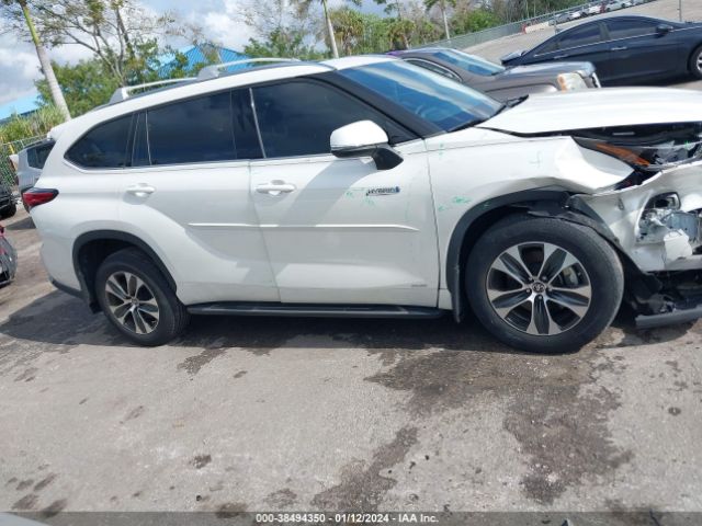 Toyota Highlander Hybrid Xle 2021 5TDHBRCH2MS048640 Image 13