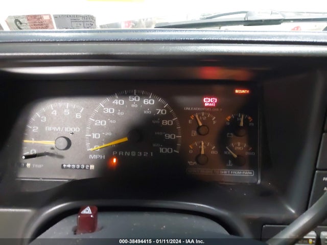 1998 CHEVROLET K1500 FLEETSIDE VIN: 2GCEK19R2W1247265