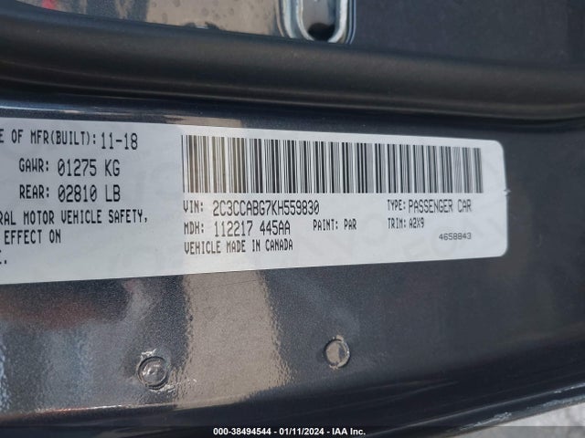 2C3CCABG7KH559830 Chrysler 300 300s