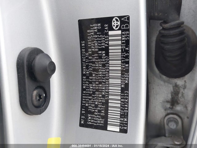 Toyota COROLLA LE 2017 5YFBURHE0HP606207 Image 9