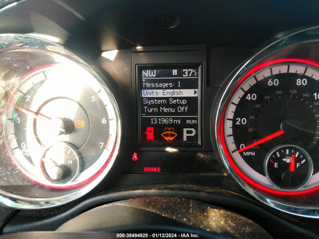 2012 DODGE DURANGO CREW VIN: 1C4RDHDG5CC330589