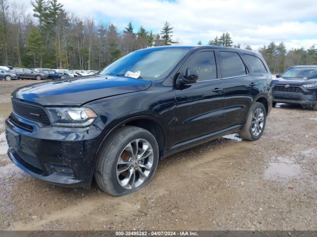 1C4RDJDG6KC651935 Dodge Durango Gt Plus Awd