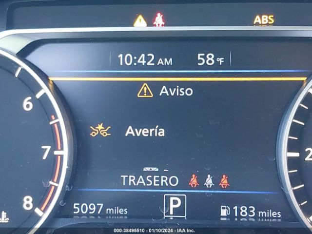 1N4BL4CV4PN364942 Nissan Altima Sr Fwd