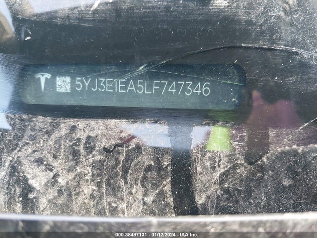 Tesla MODEL 3 2020 5YJ3E1EA5LF747346 Image 9