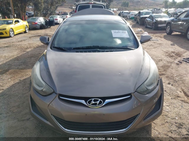 2016 HYUNDAI ELANTRA SE VIN: 5NPDH4AE2GH709778