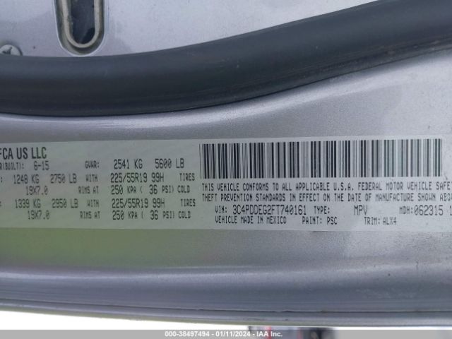 3C4PDDEG2FT740161 Dodge Journey R/t