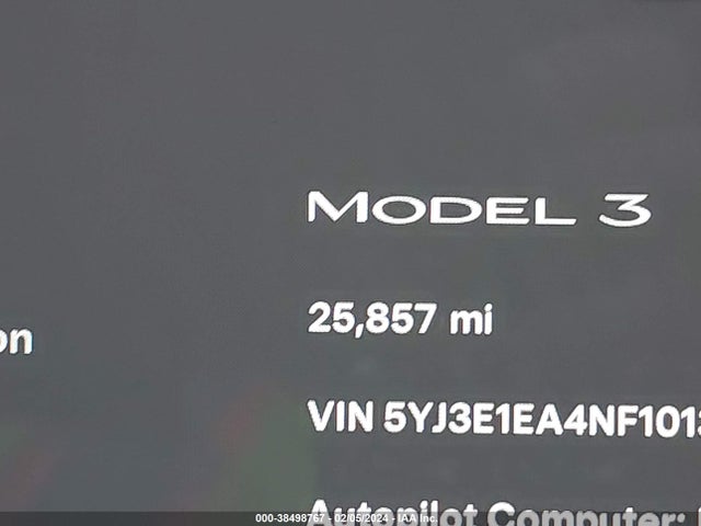 Tesla Model 3 Rear-wheel Drive 2022 5YJ3E1EA4NF101332 Image 16