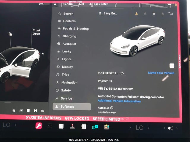 Tesla Model 3 Rear-wheel Drive 2022 5YJ3E1EA4NF101332 Image 18