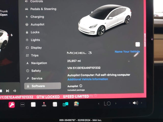 Tesla Model 3 Rear-wheel Drive 2022 5YJ3E1EA4NF101332 Image 7