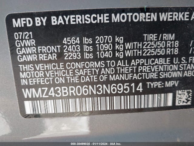 2022 MINI COUNTRYMAN WMZ43BR06N3N69514 Photo 8