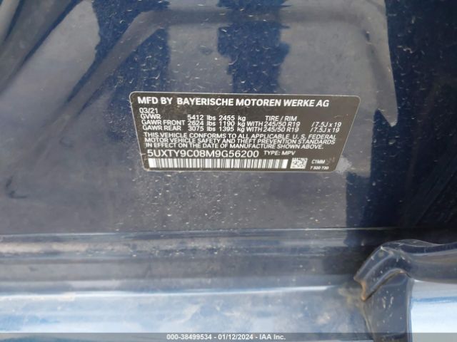 5UXTY9C08M9G56200 BMW X3 M40i