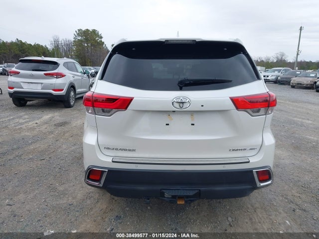 2019 TOYOTA HIGHLANDER LIMITED VIN: 5TDDZRFH4KS993883