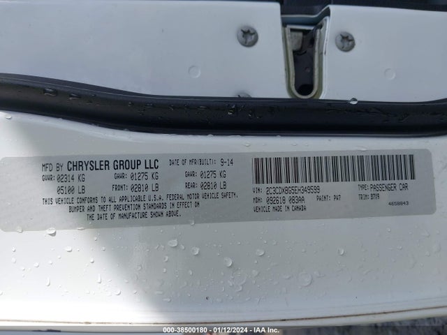 Dodge Charger Se 2014 2C3CDXBG5EH349599 Image 9