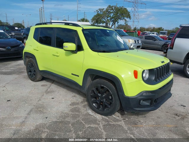 2018 JEEP RENEGADE ALTITUDE FWD VIN: ZACCJABB9JPH97858